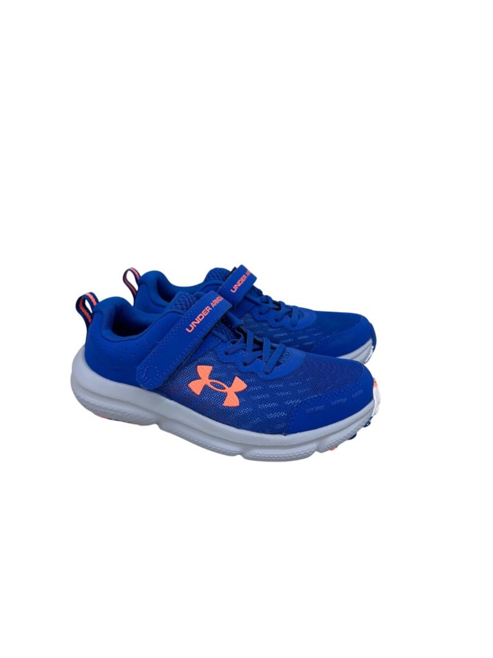 Under Armour Assert 10 Blue Running Sneakers Shoes 3026186-400 Boys Youth sz 2.5